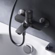 Смеситель для ванны и душа TouchReel, черный AM.PM F85A10522 X-Joy