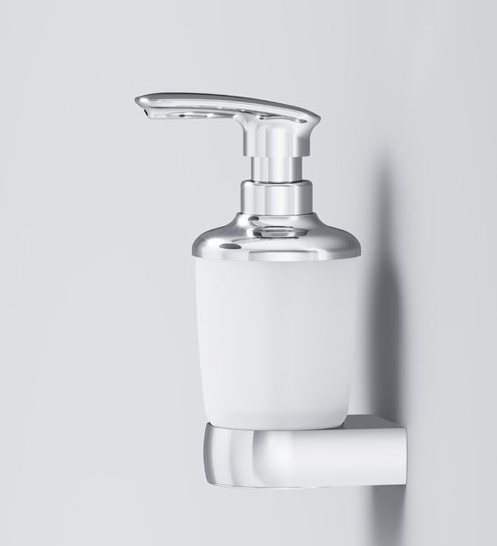 Стеклянный диспенсер для жидкого мыла с настенным держателем AM.PM A3036900 Sensation A3036900  фото