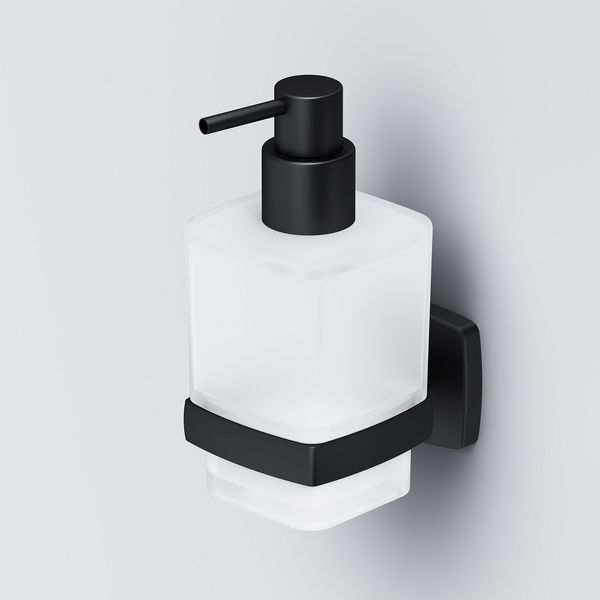 Стеклянный диспенсер для жидкого мыла с настенным держателем AM.PM A9036922 Gem A9036922  фото
