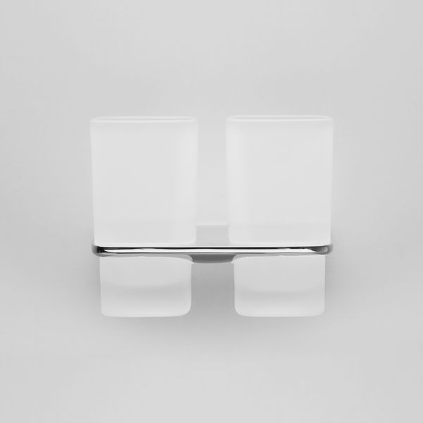 Двойной стеклянный стакан с настенным держателем AM.PM A50343464 Inspire A50343464  фото