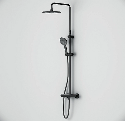 Душевая система ShowerSpot с термостатом, черный AM.PM F0780422 Like F0780422 фото