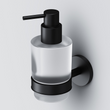 Стеклянный диспенсер для жидкого мыла с настенным держателем, черный AM.PM A85A36922 X-Joy