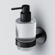 Стеклянный диспенсер для жидкого мыла с настенным держателем, черный AM.PM A85A36922 X-Joy A85A36922 фото 1