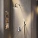 Набор: смеситель для ванны и душа, верхний душ с держателем, душевой набор и шланговое присоединение AM.PM FB85A1RH20 X-Joy FB85A1RH20 фото 2