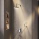 Набор: смеситель для ванны и душа, верхний душ с держателем, душевой набор и излив на ванну AM.PM FB85A10020 X-Joy FB85A10020 фото 3
