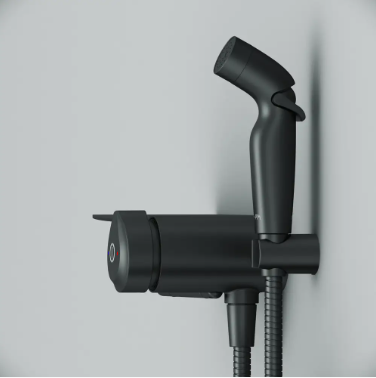 Смеситель TouchReel, монтируемый в стену с гигиеническим душем и полкой AM.PM F0H85A822 X-Joy F0H85A822 фото