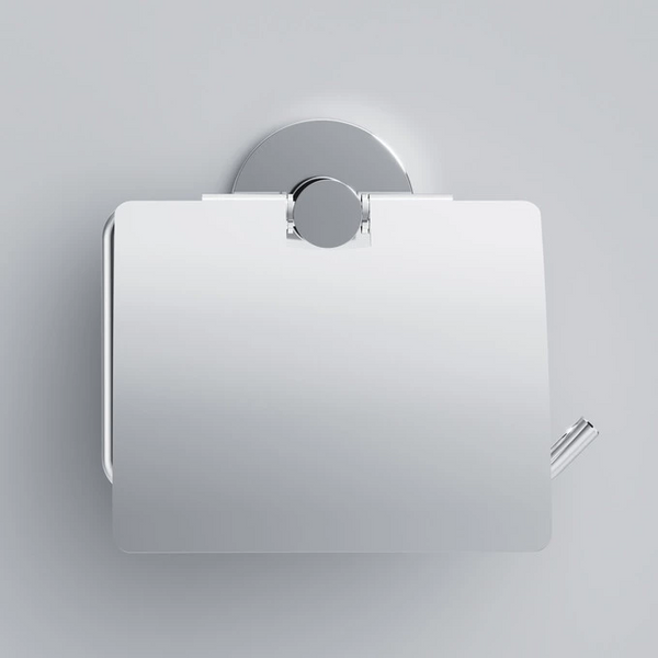 Держатель для туалетной бумаги с крышкой, хром AM.PM A85A341400 X-Joy A85A341400  фото