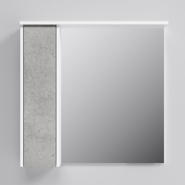 Зеркальный шкаф с подсветкой 75см, левый, базальт AM.PM M91MPL0751BF38 GEM S M91MPL0751BF38  фото